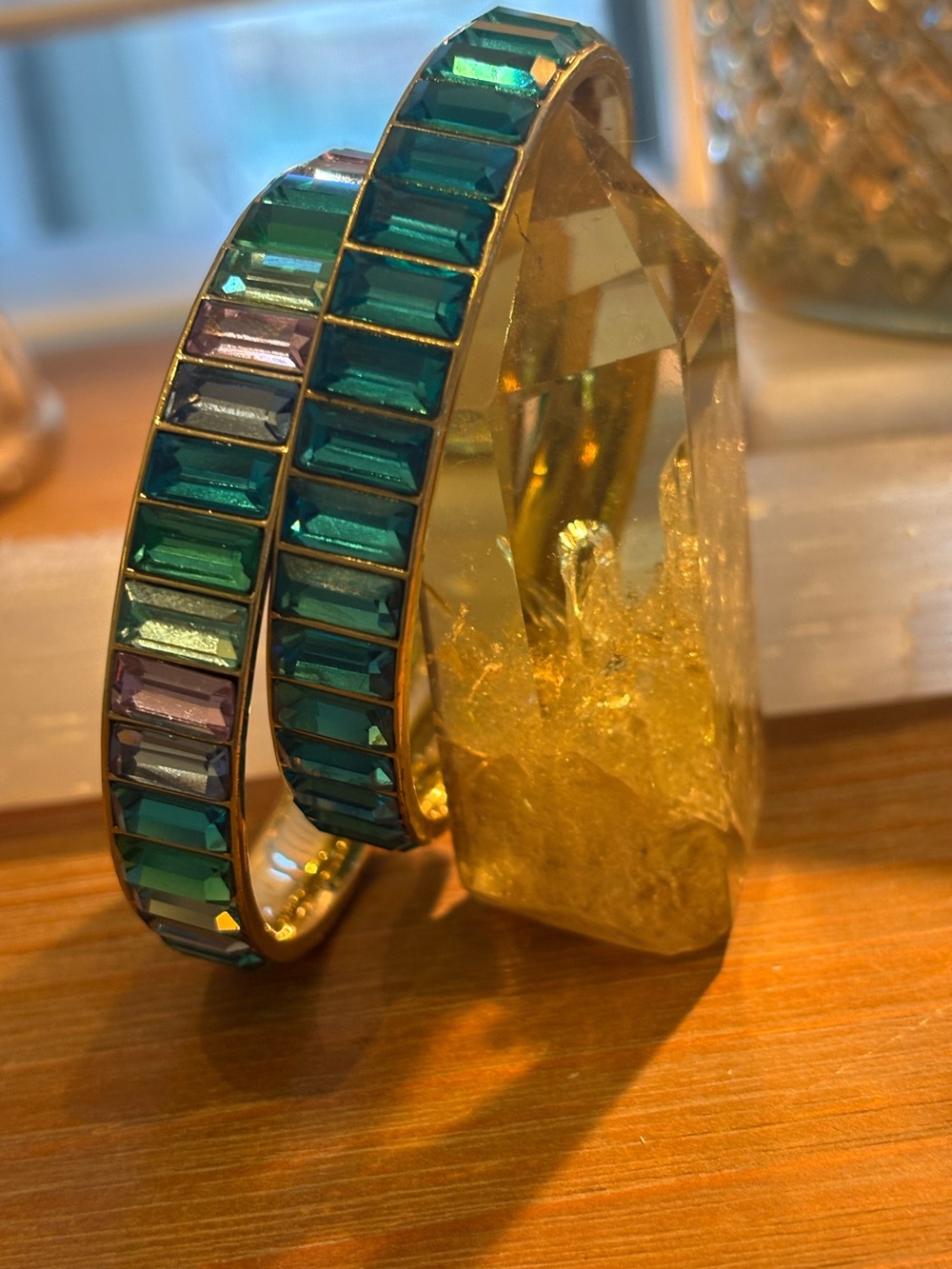 Heidi Daus Multicolor Gemstone Bangles - bright and vibrant!